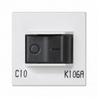 Simon Connect Wyłącznik nadmiarowo-prądowy K45 C10A czysta biel K106A/9 KONTAKT (K106A/9)